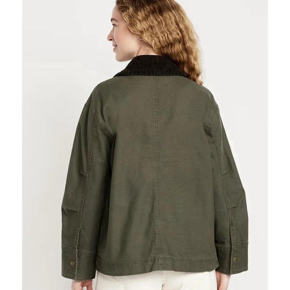 Old Navy Olive Green Utility Jacket